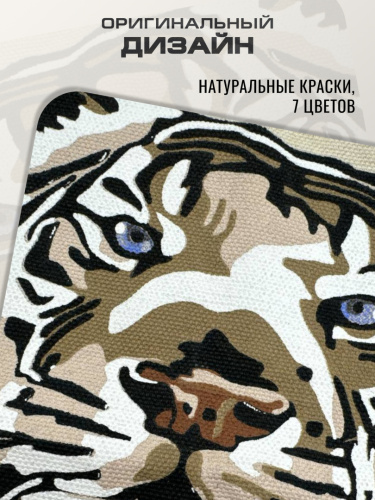 Сумка из хлопка с тигром фото 7